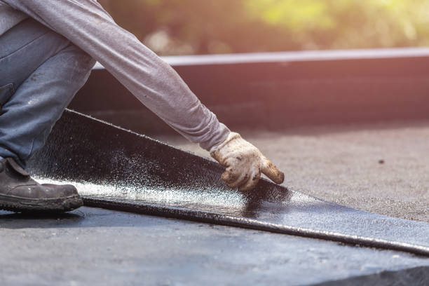 Professional Basement Waterproofing technician working in Clyde, OH